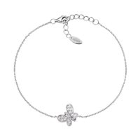 Bracciale Amen Donna Farfalle in Argento Zircone BRBUBB - BRBUBB